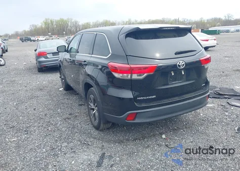 2019 Toyota Highlander Le z USA, uszkodzony, nr VIN 5TDBZRFH7KS994632